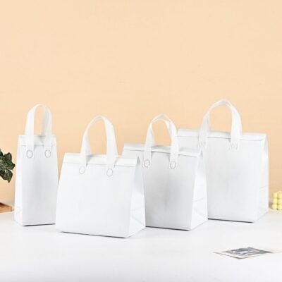 Túi Giữ Nhiệt Trắng – 4 Size – Chống Thấm, Lót Nhôm Giữ Nhiệt Lâu Nhom tui giu nhiet trang