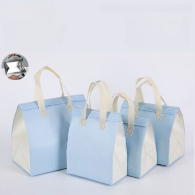 Túi Giữ Nhiệt Xanh Min – 4 Size – Lót Nhôm Giữ Nhiệt, Chống Thấm, Giao Đồ Ăn Nhóm túi giữ nhiệt xanh - min