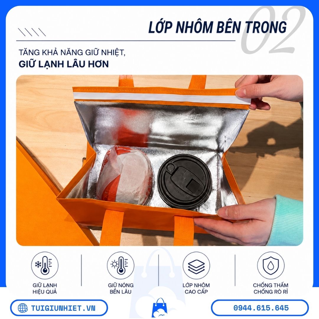 Túi giữ nhiệt đựng bánh